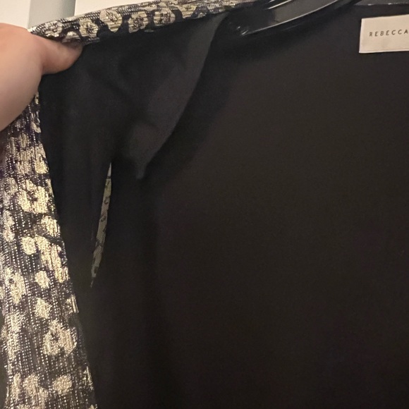 Rebecca Valance belted metallic dress - Picture 8 of 12